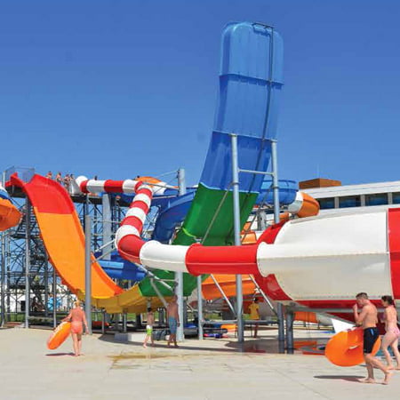 Scivolo piscina per bambini Peggy Giallo o Rosso - Scivoli per piscine