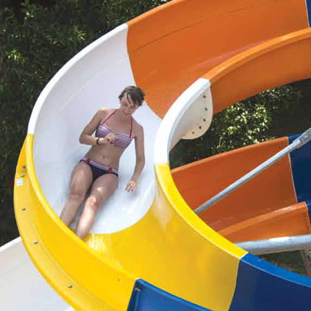 Medium toboggan water slide