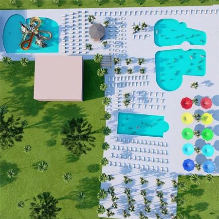 design of water attractions for campsites