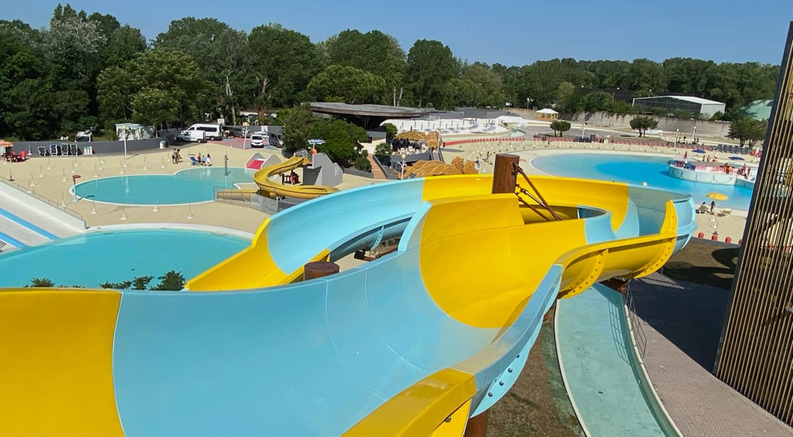 scivolo acquatico rafting slide