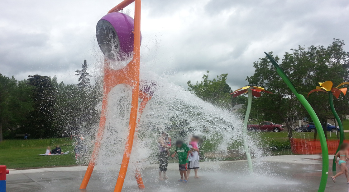 spraypark getti d'acqua