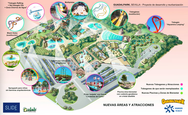 Water park construction – Guadalpark attractions